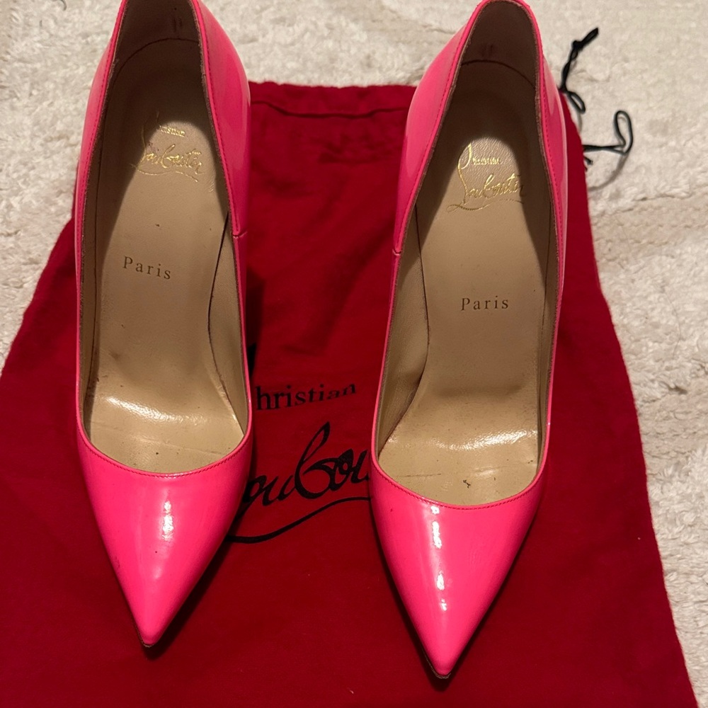 Christian Louboutin Hot Pink Heels